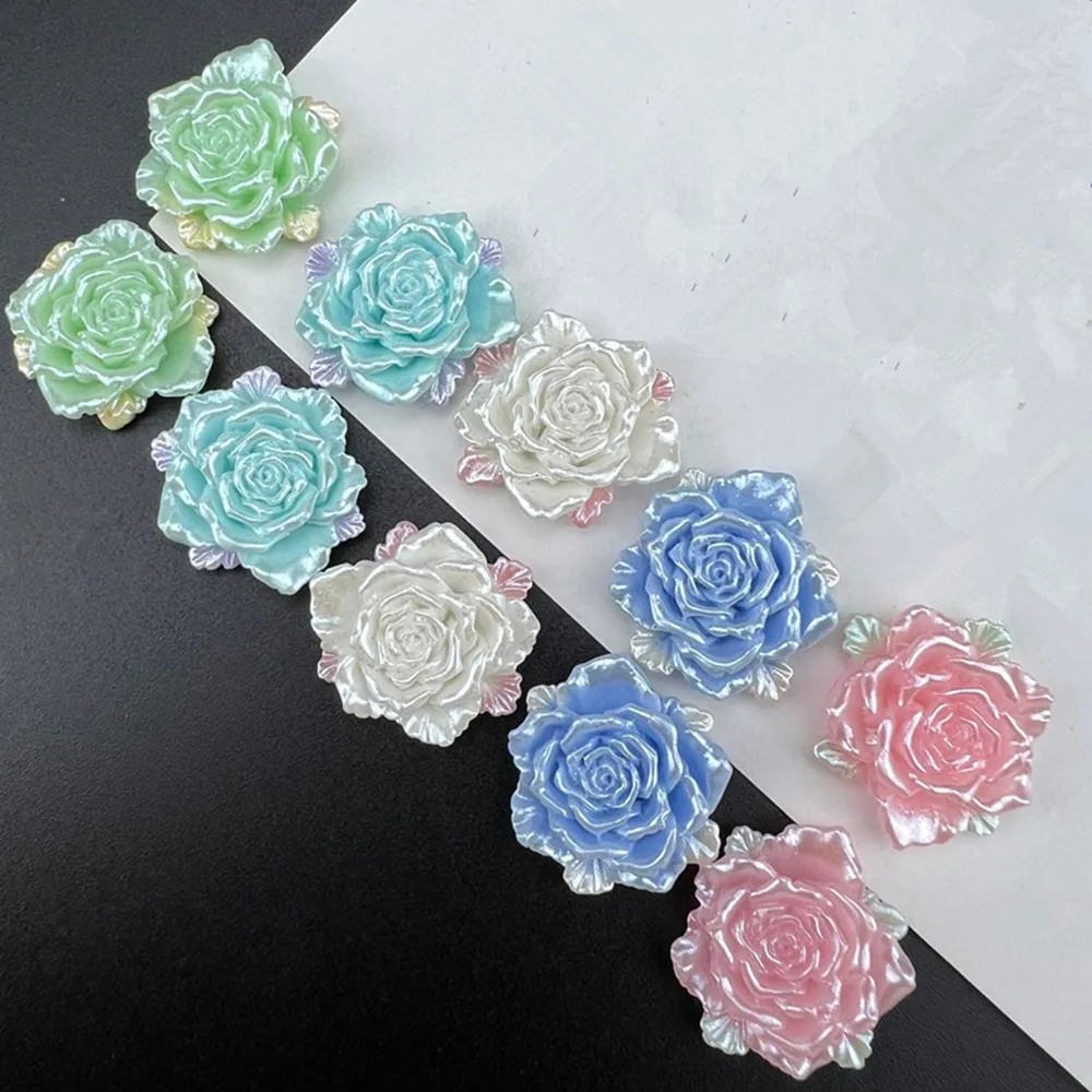 10PCS 24mm New Patch Thorn Flower Mobile Phone Shell Hairspray Cream Glue Diy Resin Jewelry Accessories