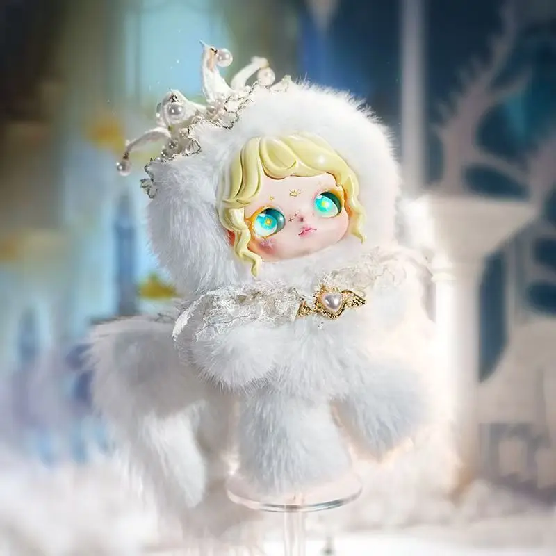 New Arrival Genuine Dumia Snow Trail Secret Language Cute Doll Angel Children'S Day Gift Skeleton Movable Maytree
