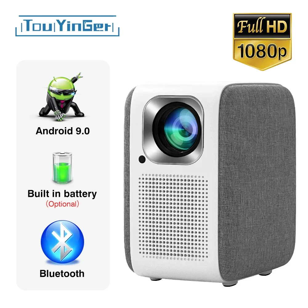 

Original Touyinger H6 LED Android Projector Full HD 1080P Outdoor projectors WIFI Portable Beamer MINI TV Led Home Theater