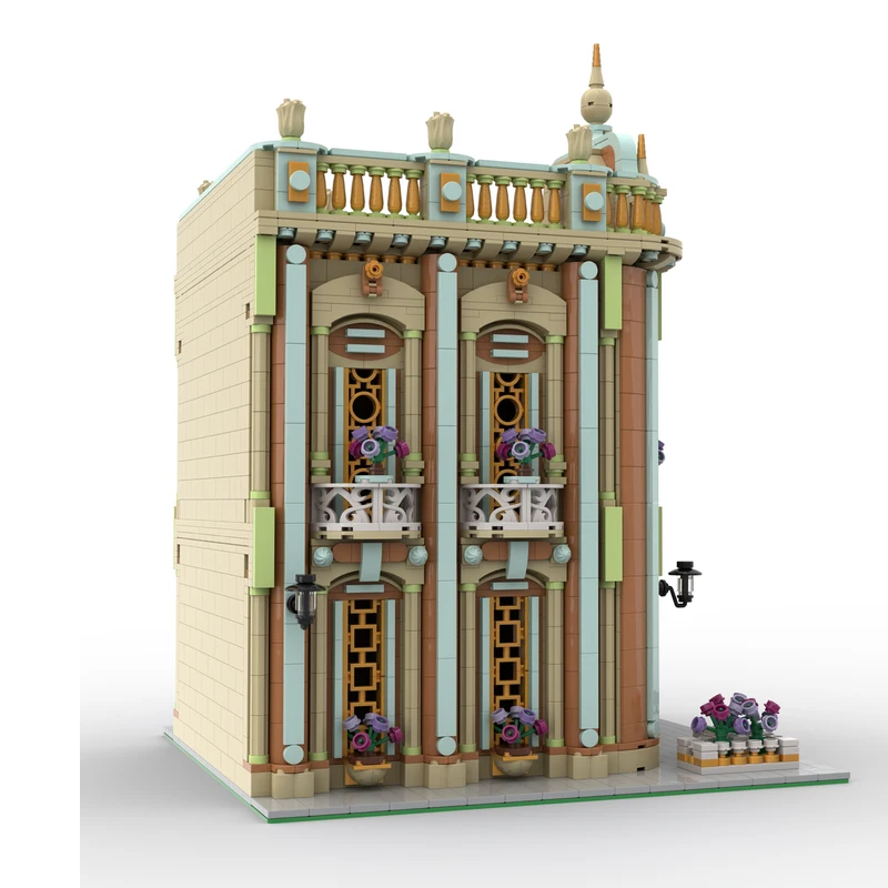 Wykwintny nowy produkt MOC model budowlany supercentrum handlowe technologia modułowa zabawka dla dzieci prezent zestaw do samodzielnego montażu DIY