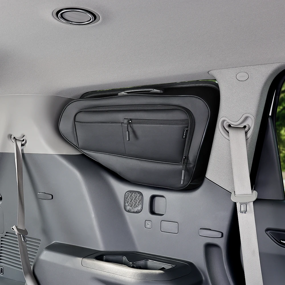 For Kia EV9 2024-2025 LHD RHD Car Tuning Trunk Side Window C-Pillar Storage Bag Oxford Cloth Interior Accessories