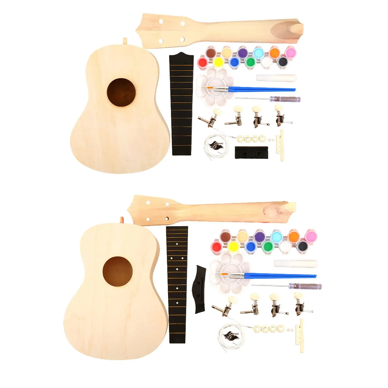 DIY Ukulele Kits Handicrafts for Kids Painting Ukuleles Guitar Build Kits