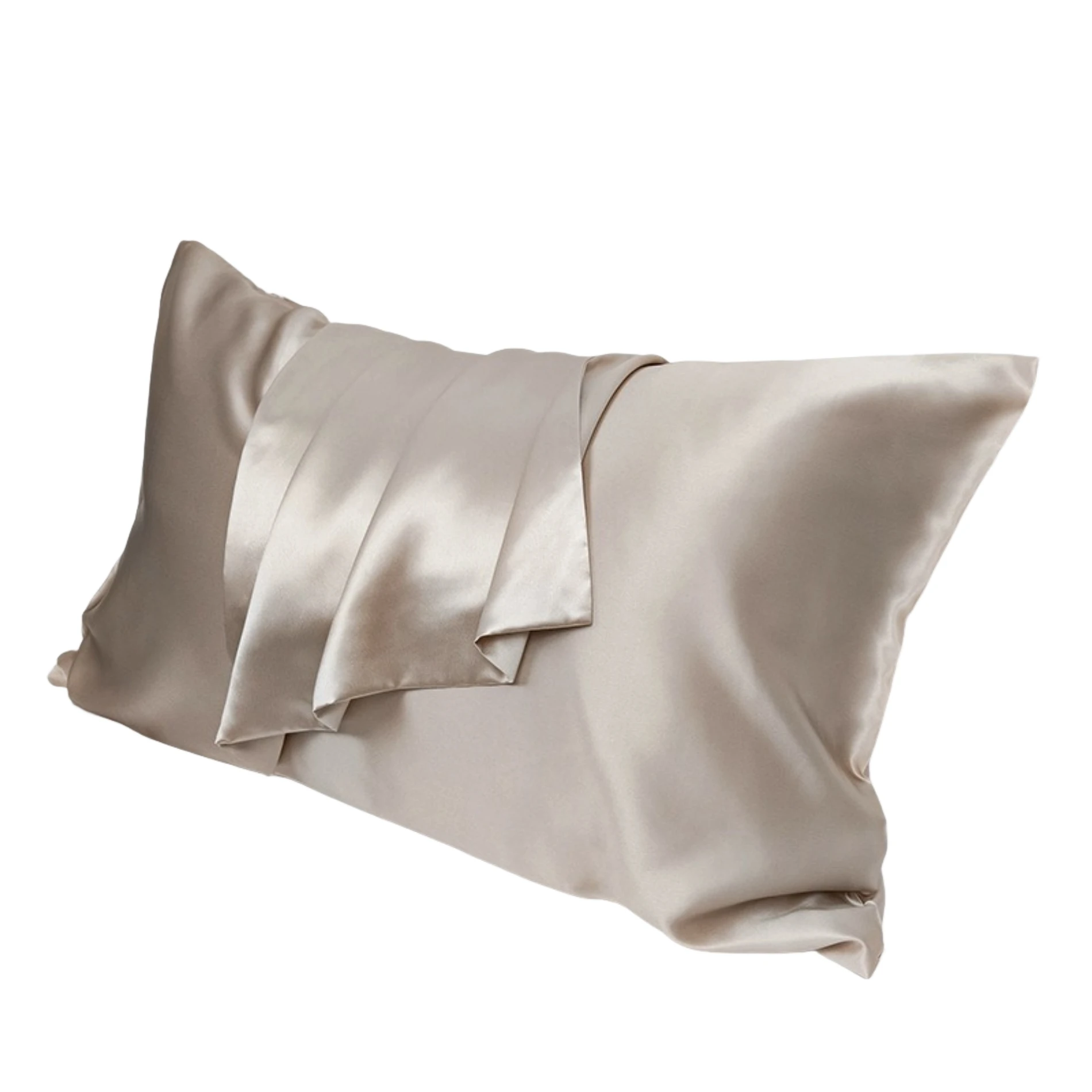 

Letter StyleReal Heavy 100% Mulberry Silk, 19 mm Silk Pillowcases 2 PC Solid White, Apricot Beige Colors, All Size, Customize