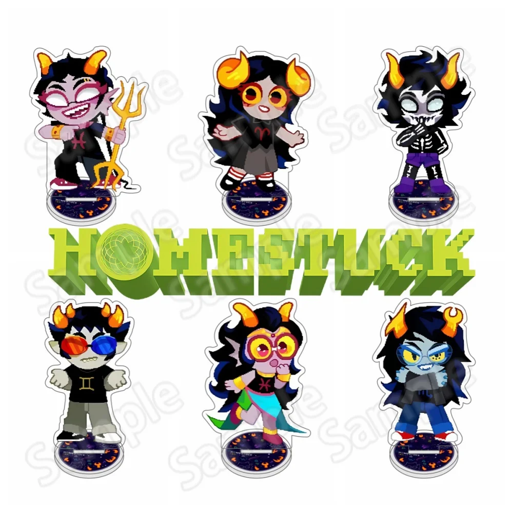 Новая акриловая подставка-брелок Game Homestuck 10 см: Каркат, Вантас, Терези, Пироп, Вриска, Серкет, Гамзее, Макара, Каная. Декор для стола, подарок для фанатов.