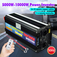 10000W LVYUAN Inverter DC12V/24V to AC220V Solar Power System Off-grid Converter  LCD Display Car/Boat Travel Battery Inversor