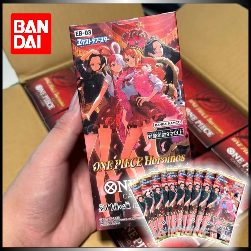 Cartas TCG Originales de One Piece - Set Completo Op01-Op13 Edición Héroines Ebc-03/Eb03 Caja de Sobres Japonesa Juego de Cartas Coleccionables