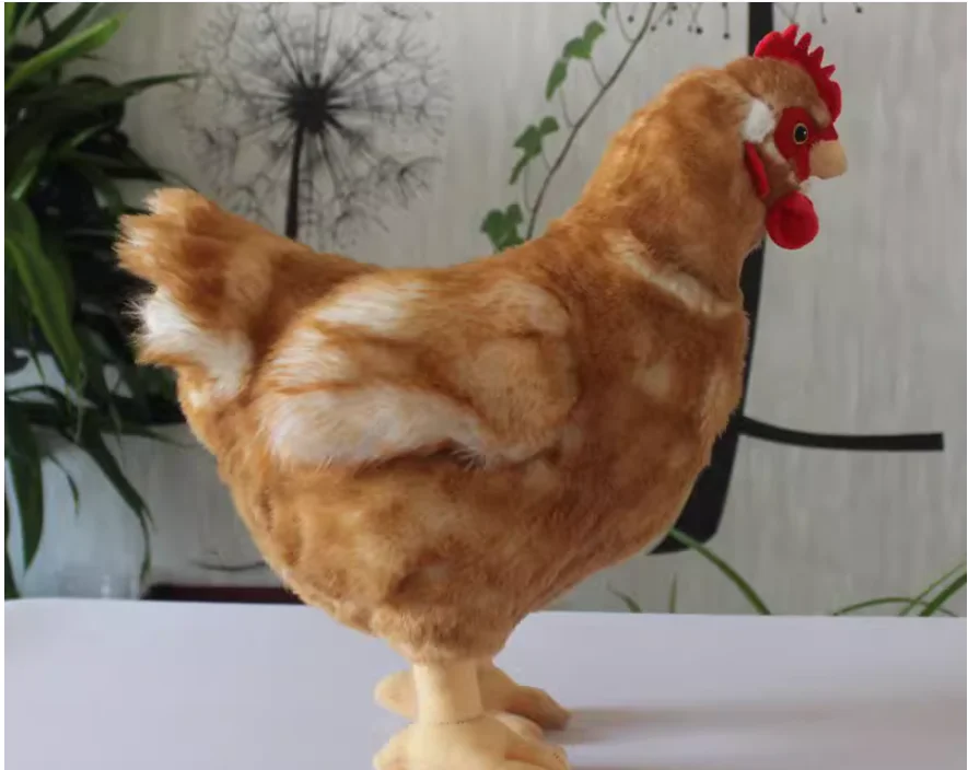 33cm  Chicken Plush Toys Soft Stuffed Animal Pillow Kids Toys Christmas Gifts For Boy,Girl .Home Decoration