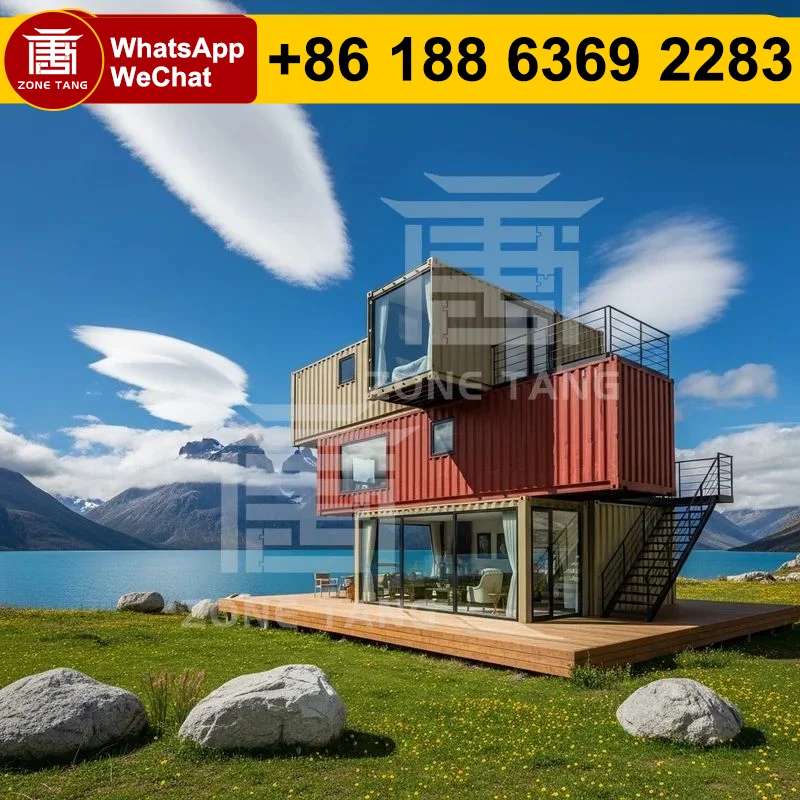 Container Home Temporary Flat Pack Home Bathroom Shipping Container Homes Rapid Assembly Durability Multi Layer Modular Homes