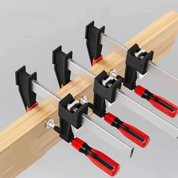 WoodWorking Metal Positioning Clip Quick Adjust Ratchet Clip Heavy Duty Woodworking Bar Clamps Carpentry  Hand Tool Gadget