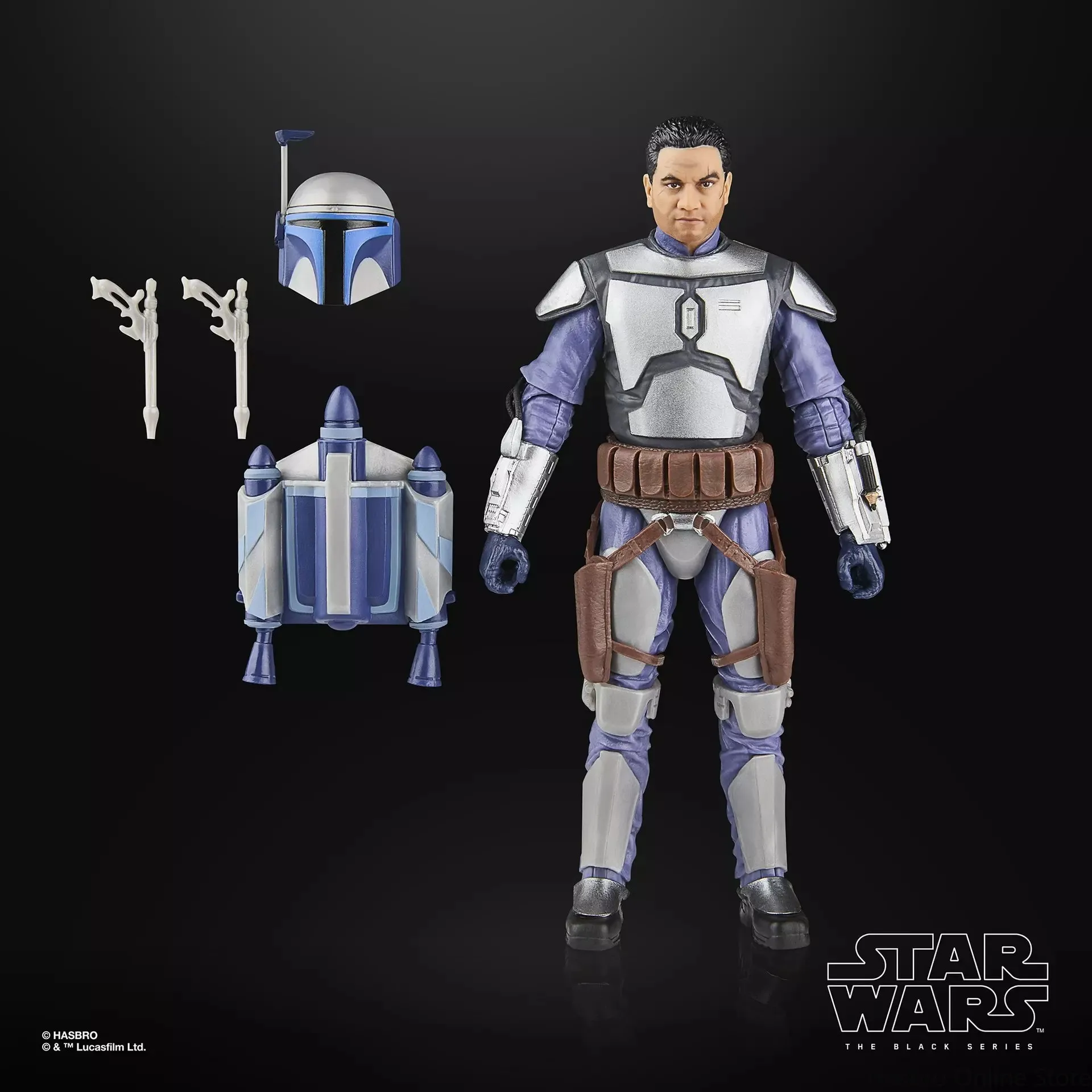 [Prevendita aprile] Hasbro STAR WARS The Black Series Jango Fett Action Figures, veicoli e giochi di ruolo da 6 pollici G2566
