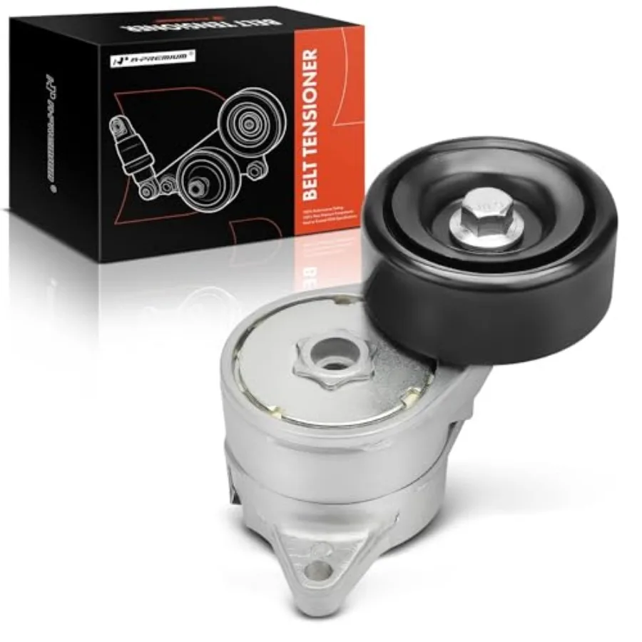 

Belt Tensioner Assembly with Pulley Compatible with Acura TL 2009-2014 TSX 2010-2014 RDX 2013-2015 and Saturn Vue 2004-2007 3.5