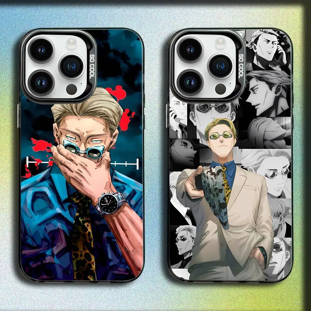 

J-Jujutsu Kento K-Kaisen Nanami Phone Case For iPhone 17,16,15,14,13,12,11,Pro,Max,Plus,E,SE4,Air,Mini Black IMD Box
