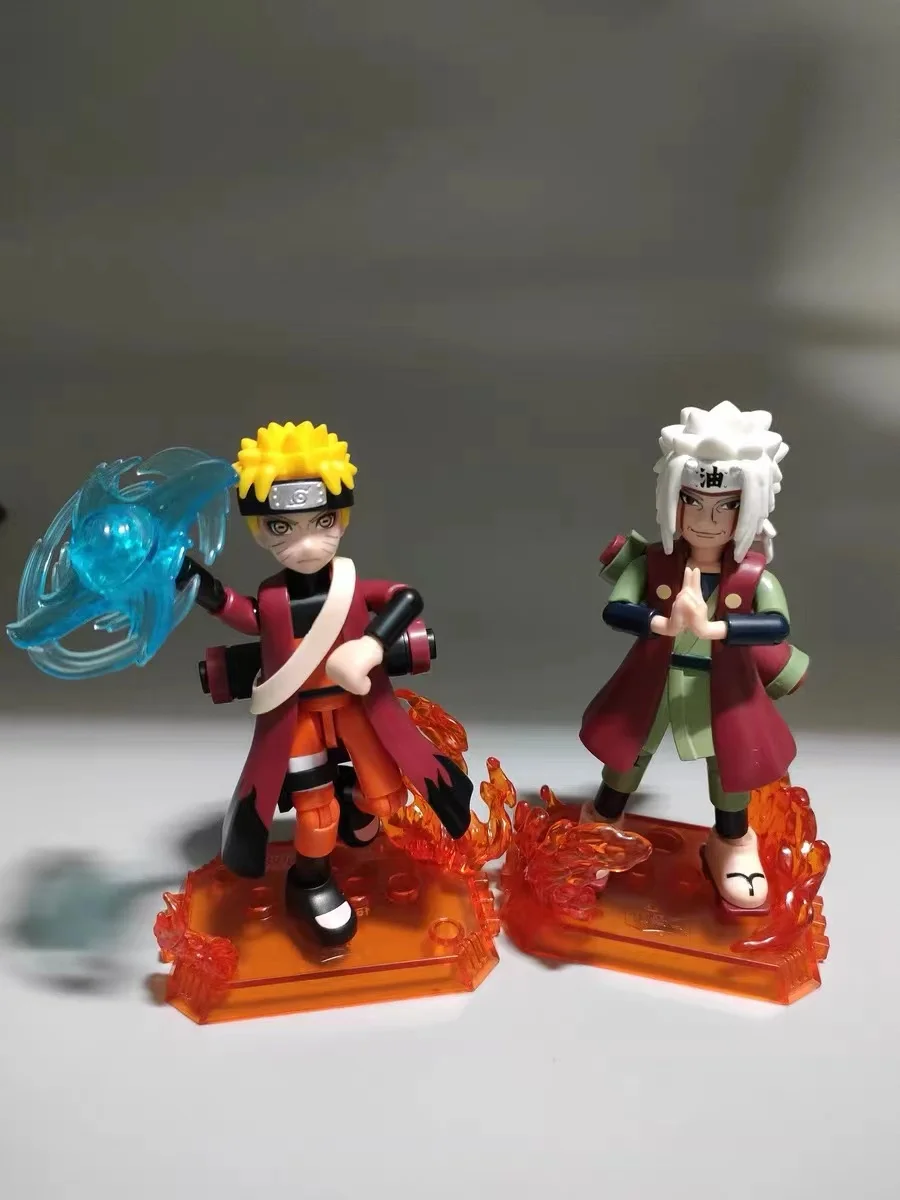 Bloks Group Naruto 02 Uzumaki Naruto Jiraiya Yakushi Kabuto Orochimaru Tsunade Might Guy Tenten Assembled Model Festiva Gift