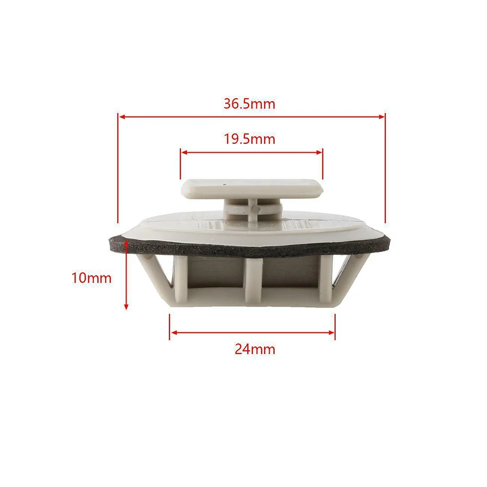 Set Molding Retainer Clips Set 14mm X 20mm 12174B BP4L-51-SJ3 Color: Gray Fits Hole Size: 26mm Mean Mug Auto Quantity: 20Pcs