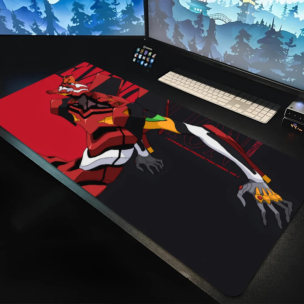 Game Anime E-Evangelion Mousepad Large Gaming Mouse Pad LockEdge Thickened Computer Keyboard Table Desk Mat