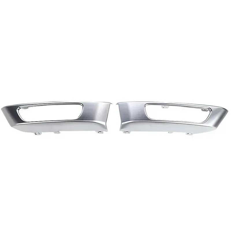 

For Front Bumper Fog Lamp Light Trim Silver Cover Frame Hood Cap Lid Land Rover Range Rover Sport For 2014 2015 2016 2017 2PCS