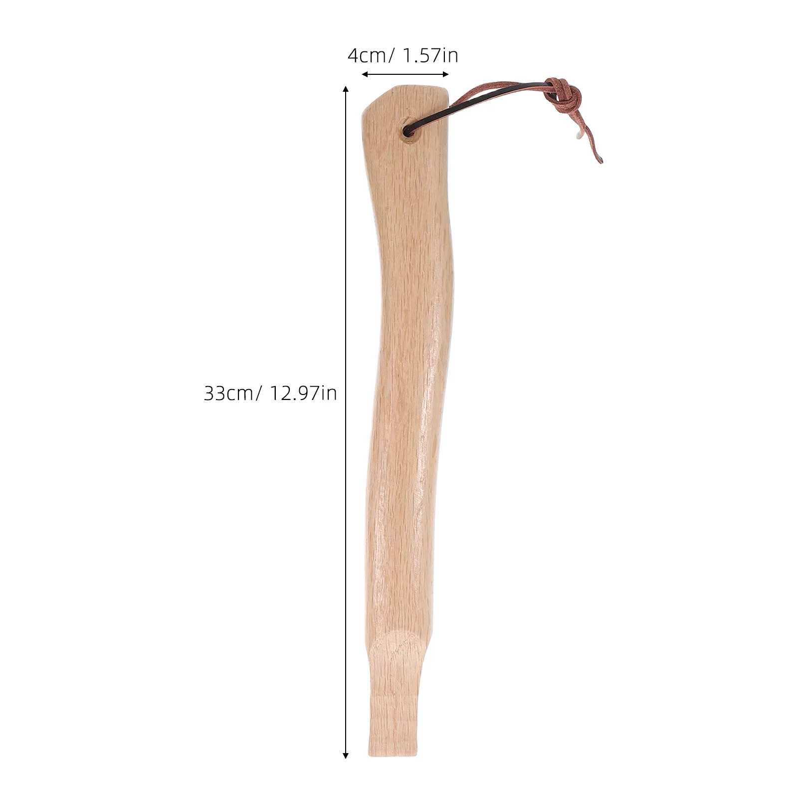 Replacement Wooden Hammer Handle Solid Wood Ergonomic Grip Tool Handle for Hammer Repair and Woodworking Wood Handles