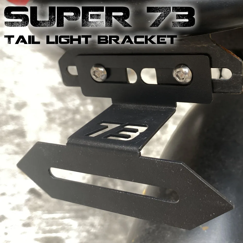 FOR Super73 S1 Accessory Tail Lamp Bracket Cut-out 73 Bracket To Rear Seat Special Tail Lights Extension Bracket