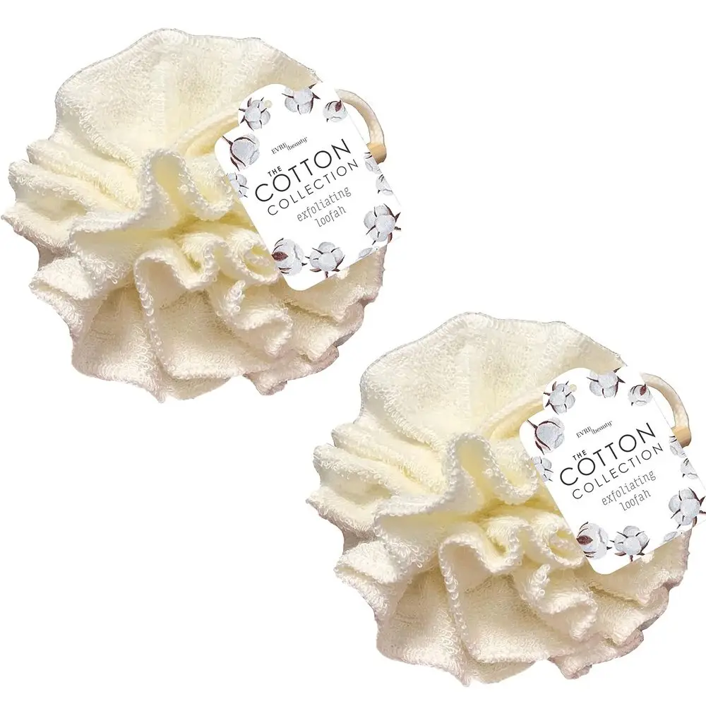 

Dual Pack Exfoliating Loofah for Deep Skin Cleansing and Easy Storage