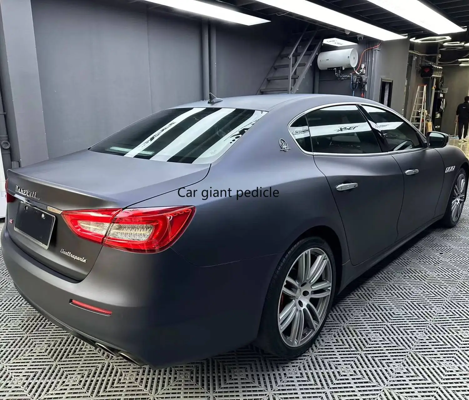 Highest Quality Matte Black Phantom Blue Vinyl Wrap Film Car Wrap Film Non Degumming Non Fading Quality Warranty 1.52M*17M Roll