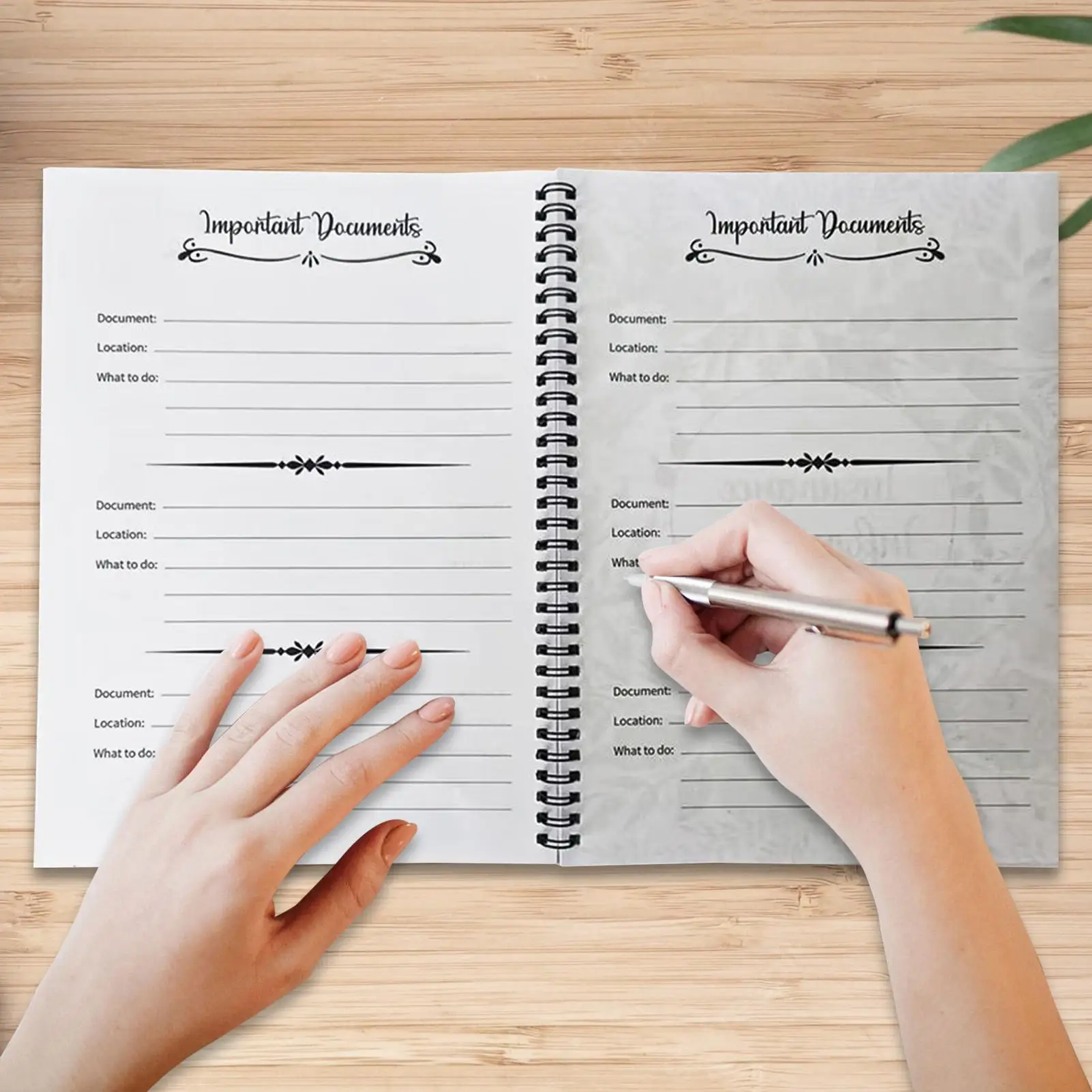 End Of Life Planner Death Planner Organizer Guided Workbook สมุดบันทึกสําหรับสิ่งของจะเตรียมความสําคัญ