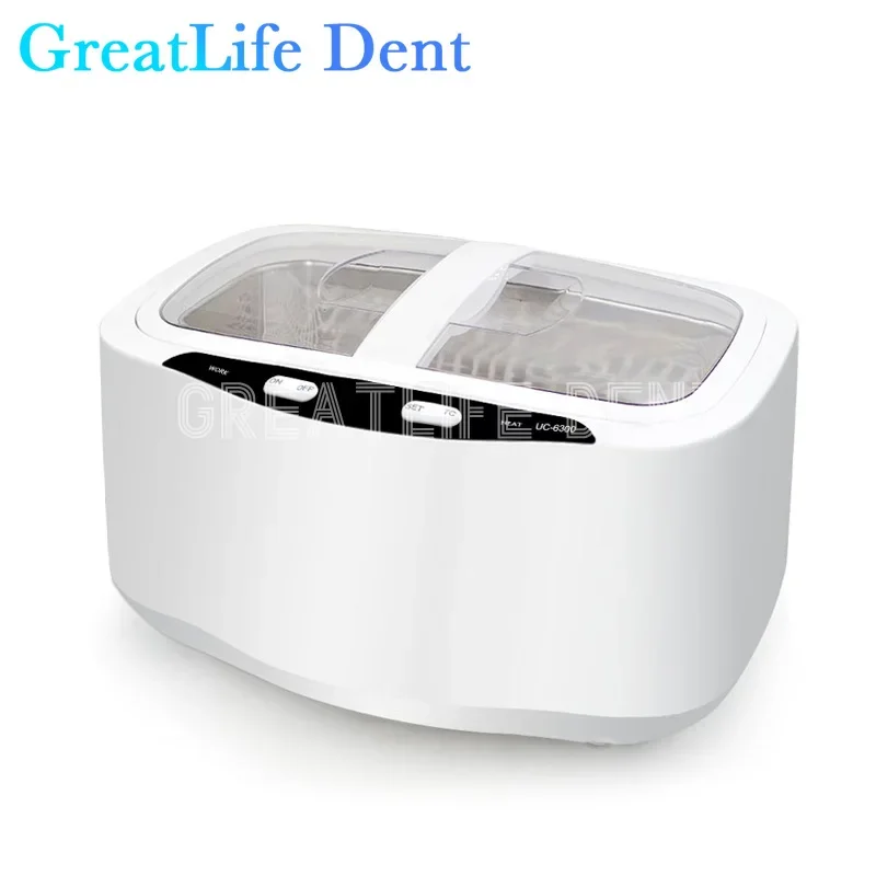 GreatLife Dent Small Plastic Jewelry Glasses Tooth 2.5l Dental Digital Ultrasonic Tooth Cleaner Machine Ultrasonic Cleaners