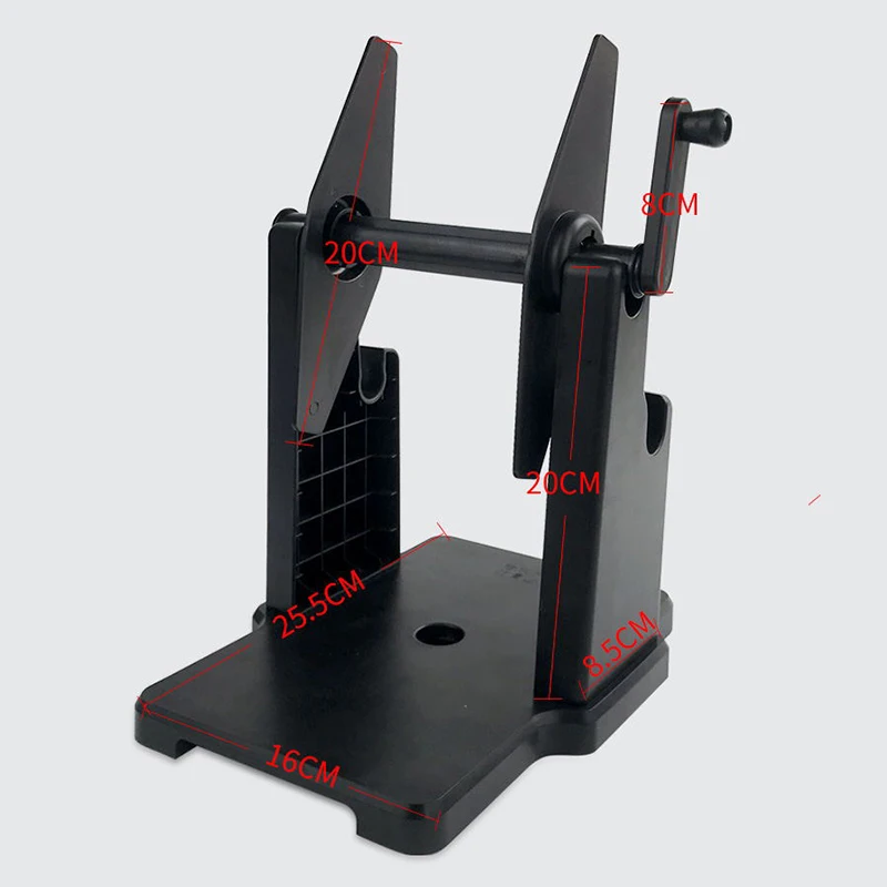 Picture 5: Label Rewinder Hand Crank Printer External Barcode Paper Holder Manual Winder Large Roll Label Holder Stent Universal