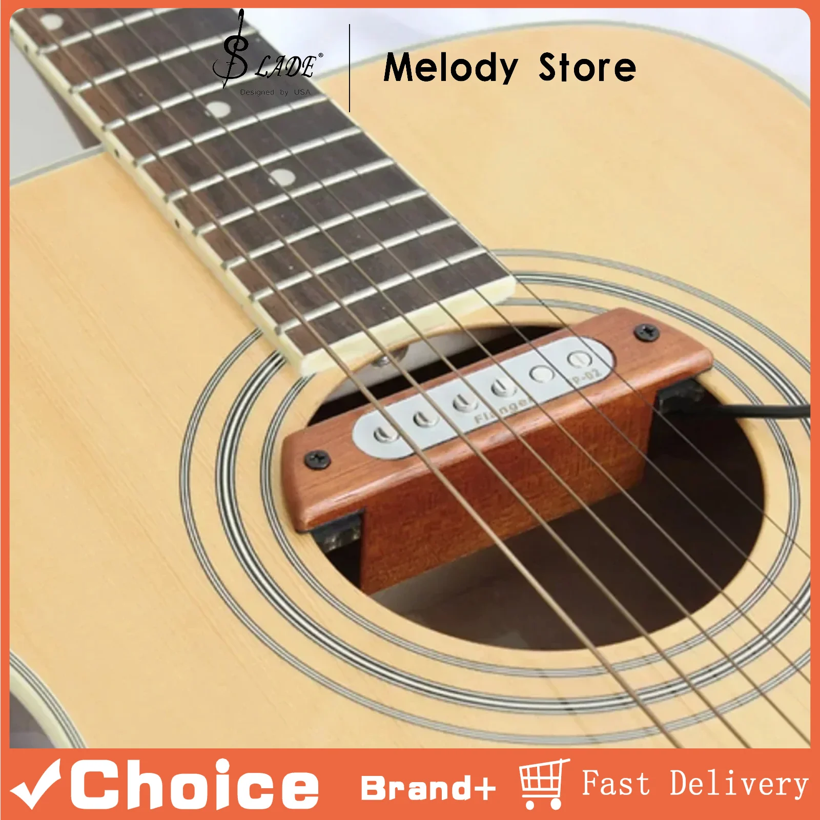 

Магнитный звукосниматель Flanger для акустической гитары (для гитар с розеткой в звуковой дыре) для акустических гитар 39"/40"/41"/42" – аксессуар, запчасть для инструмента