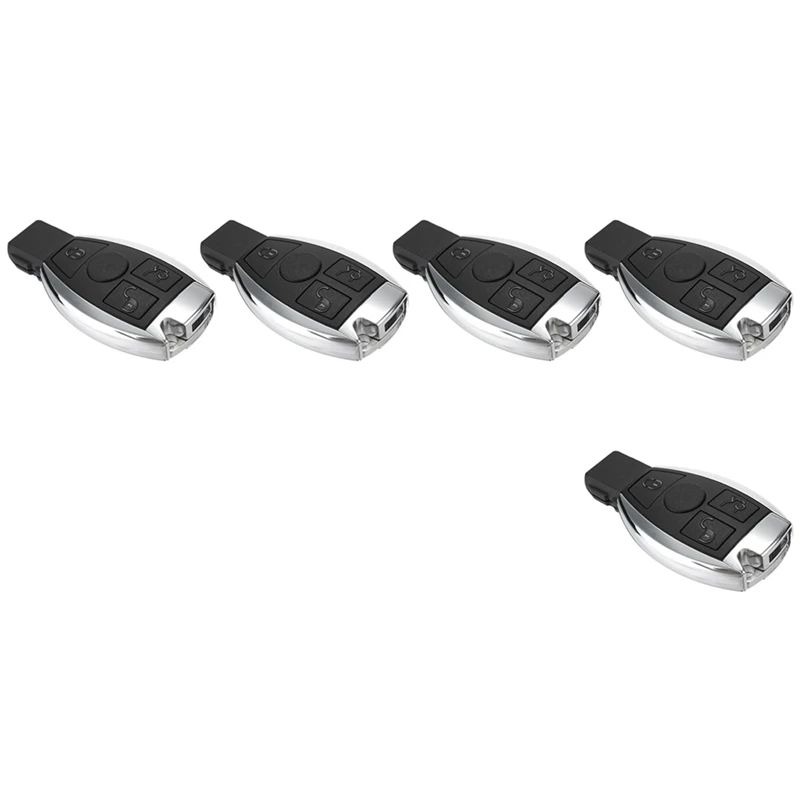 

5X Car 3 Button Smart Remote Key 433Mhz BGA For Mercedes Benz 2000+