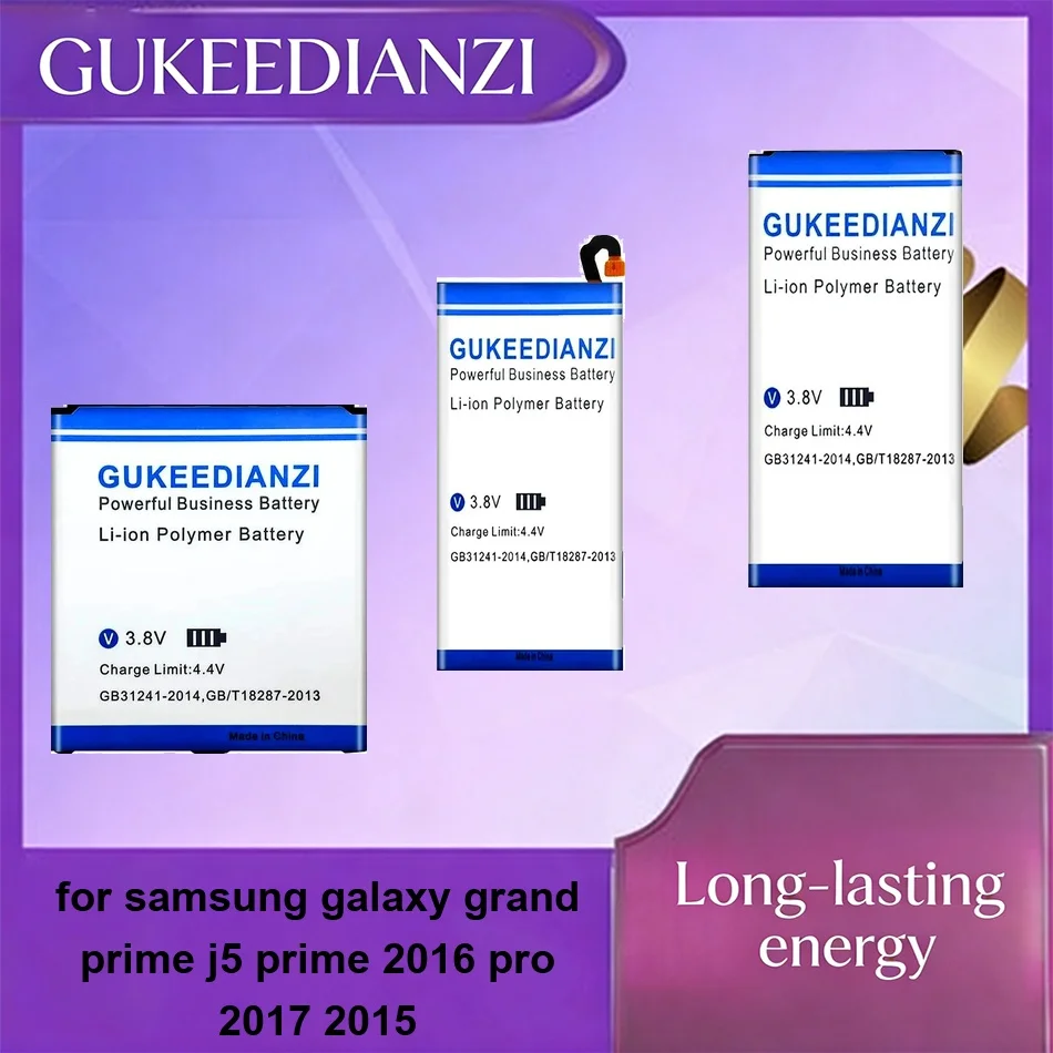 For Samsung Galaxy Grand For Prime J5 For Prime 2016 Pro 2017 2015 Battery EB-BJ530ABE EB-BG530BBE EB-BG570ABE / EB-BG57CABE
