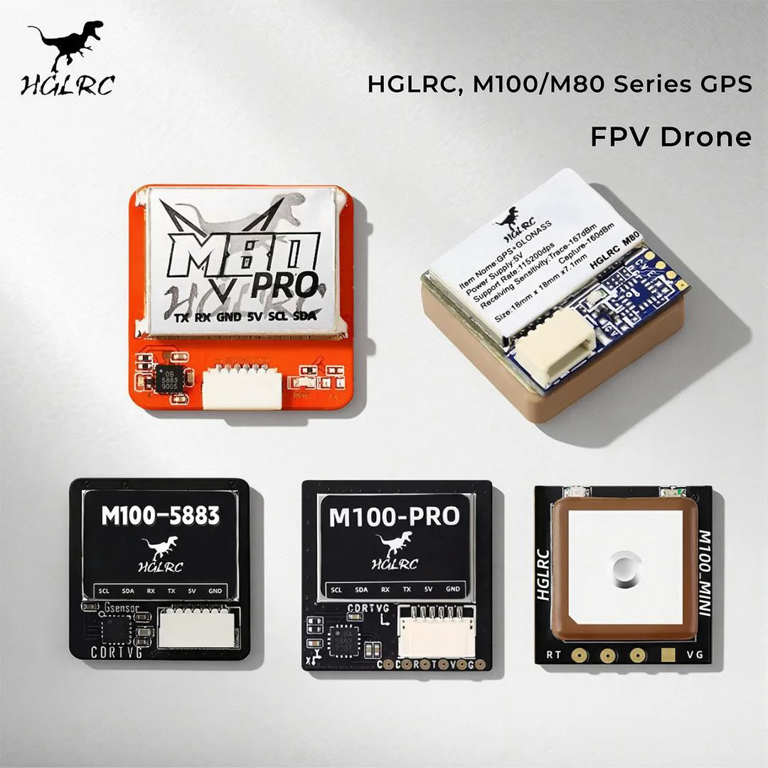 HGLRC M100-5883 GPS/ M100-PRO GPS / M100 MINI GPS /M80 PRO /M80 GPS for FPV Racing Drone Quadcopter Freestyle Fancy Flight Drone