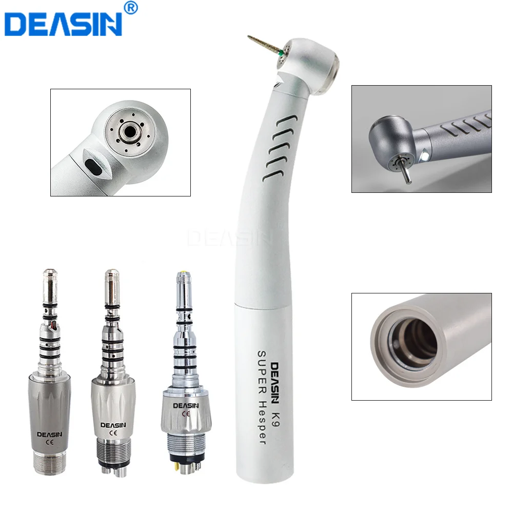 

Dental high speed handpiece Fiber Optic LED Turbine Handpiece 8000 /M9000L For Kavo Quick Coupling dentistry tools