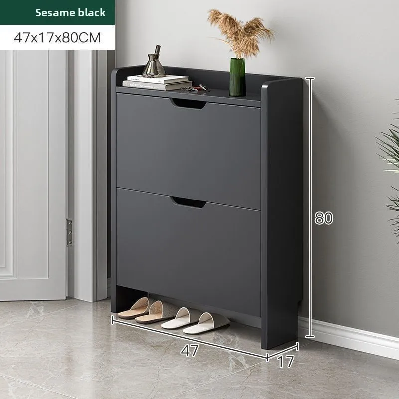 

Dustproof, Space-Saving, and Trendy Shoe Cabinet/Rack — Tilt-Out Design for Entryways and Bedrooms