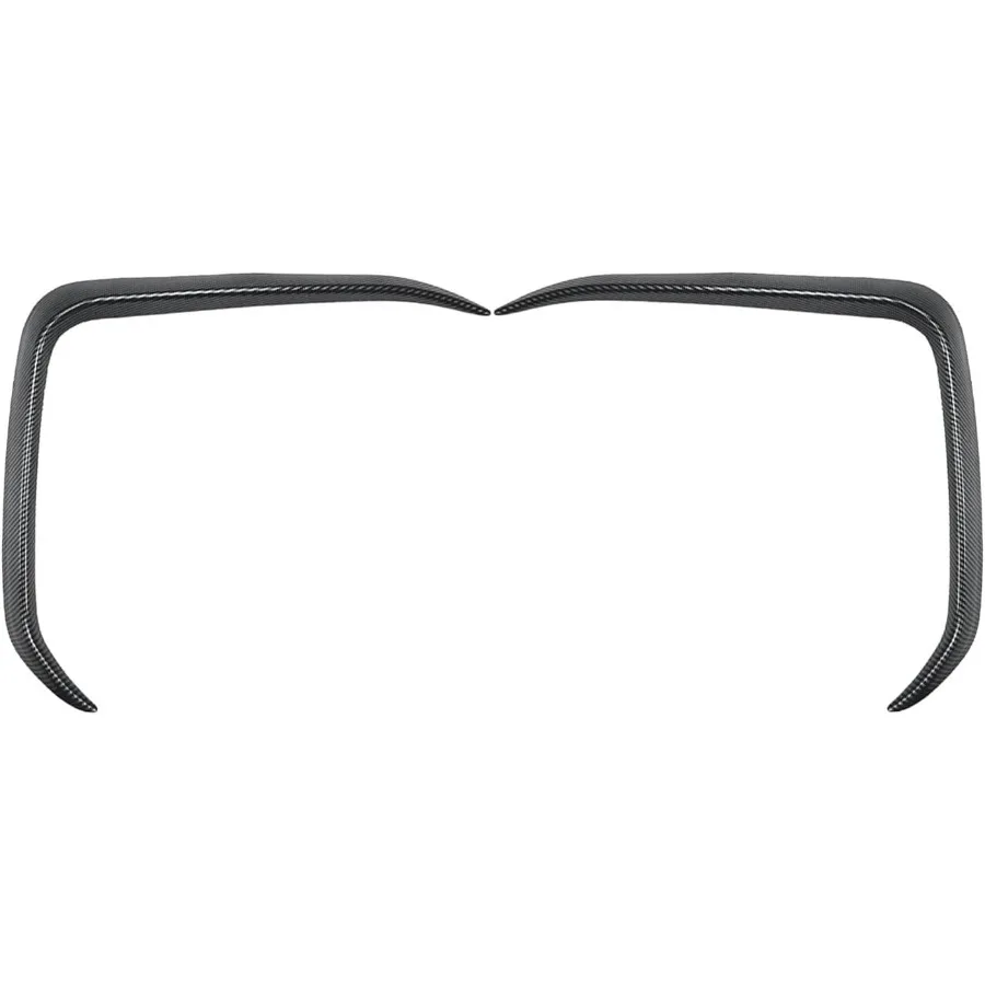 

Передний бампер, боковая воздушная отделка, углеродный вид, глянцевая черная автомобильная противотуманная фара, крышка впускной рамы Canard для BMW X6 G06 M Sport 20192022 Carbo