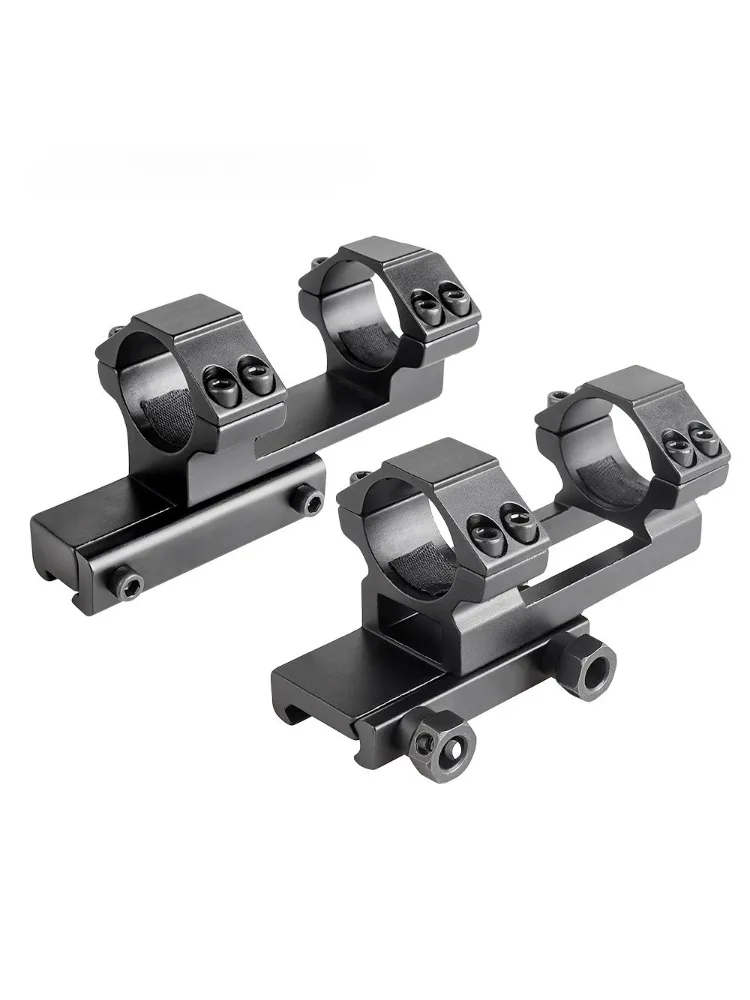 Optyka z pierścieniem mocującym do tuby 25,4 mm/30 mm, jednoczęściowy wspornik lunety typu cantilever, szyna Picatinny 11 mm/20 mm, taktyczna płaska górna podstawa montażowa do celownika laserowego. — 2