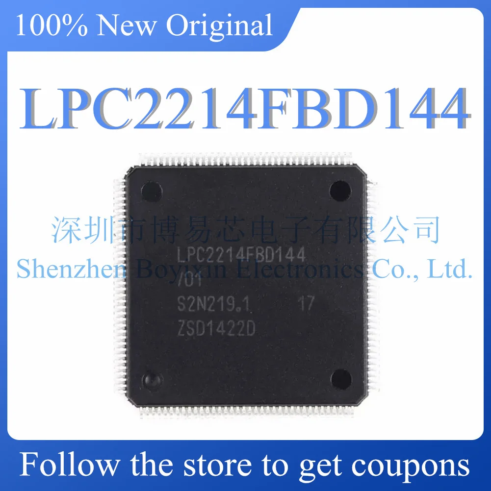 Новый LPC2214FBD144/01K. Оригинальный товар. LQFP-144