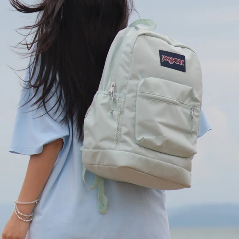 JanSport Fabric Backpack Regular Unisex Cyan Ripples JS0A7ZNZEW7