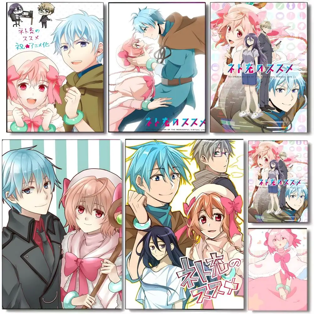 Affiche murale ANIME R-Recovery of an MMO, impression artistique adaptée au salon, chambre à coucher, bar, salon, décoration de la maison, cadeau