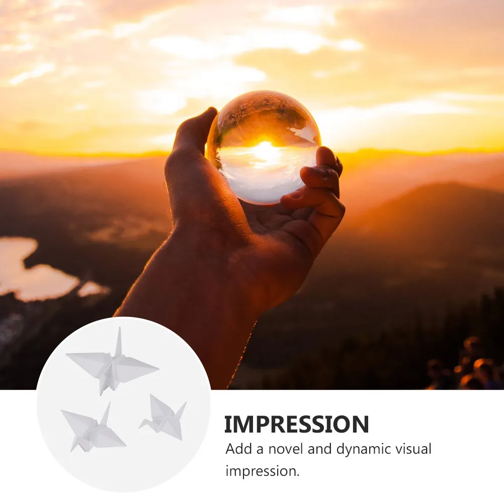 

3Pcs Paper Crane DIY Silicone Mold Durable 3D Ocean Landscape Resin Crystal Epoxy Creative Mini Filler Adornment