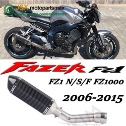 For YAMAHA FZ1 N S F FZAER FZ1N FZ1000 ZX1000 2005-2016 Slip On Motorcycle Escape Muffler Exhaust Middle Link Pipe