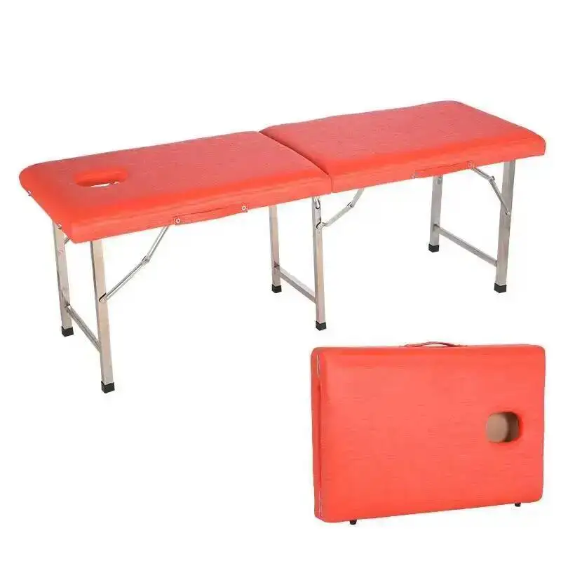 Table Pedicure Stretcher Massage Aesthetic Folding Foldable Bed Mattresses Tattoo Kosmetikliege Massage Furniture MQ50MB