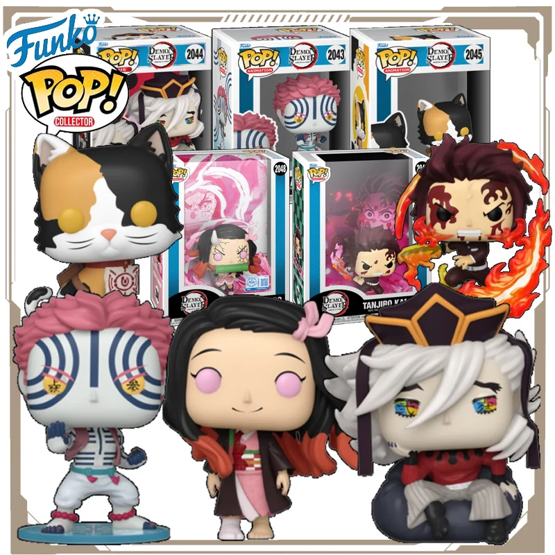 Funko Pop الأصلي شيطان القاتل أنيمي الشكل دوما أكازا تشاتشامارو ألعاب شخصيات الحركة للبنين بنات أطفال هدية الكريسماس