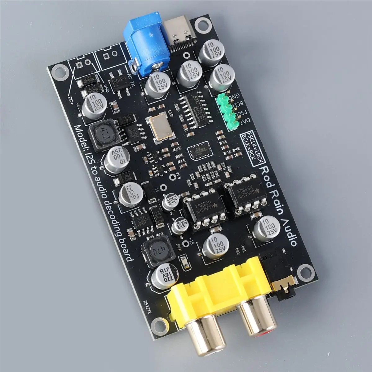 A003 HIFI ES9038Q2M I2S Decoder Board DSD512 Upgrade Decoder for Bluetooth Device Player 32Bit ES9038