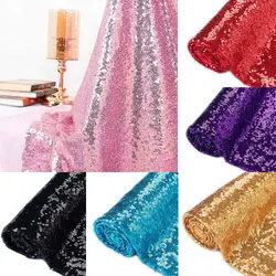 Sequin Fabric 3mm 1 Meter Sparkly Little Mermaid Fabric Outdoor Glitter Sequence Material for Dress Clothing Wedding Home Decor