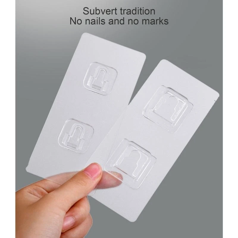 Strong Sticker Buckle Strong Stickers Sticky Hooks Set of 2 Hanger for Home Kitchen Dormitory Router Holder best sale