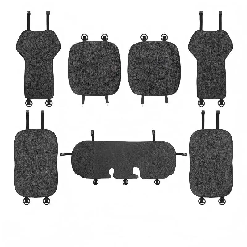 For Tesla Model 3/Y Four Seasons Universal Ice Silk Seat Cushion row Set Ventilation Comfortable Car Accessories
