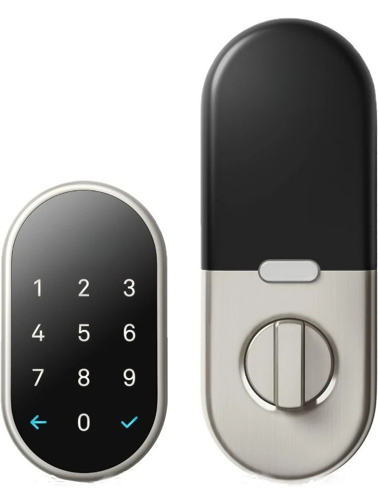 x Yale Lock - Tamper-Proof Smart Lock for Keyless Entry - Keypad Deadbolt Lock for Front Door - Satin Nickel