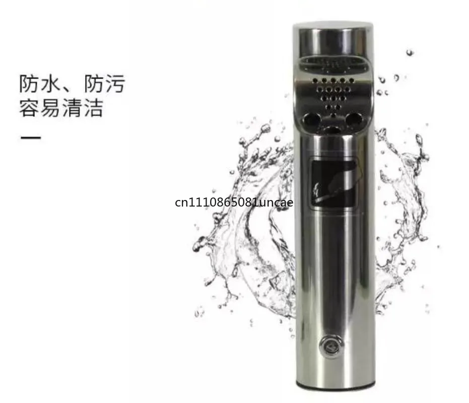 

Wall Mounted Outdoor Ashtray Stainless Steel Waterproof Cigarette Ash Holder Space Saving For Hotel Mall Public Area