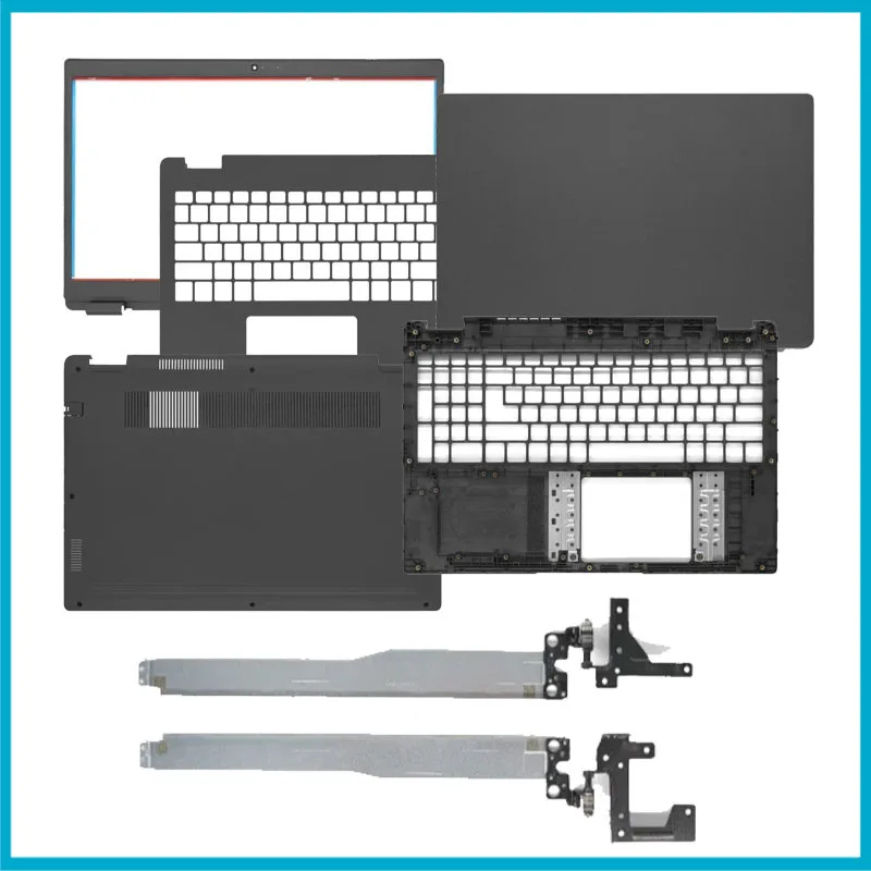 Marco del parachoques delantero con bisagra LCD, carcasa inferior con reposamanos con bisagra LCD, cubierta ABCD, color negro para la carcasa trasera del portátil Dell Latitude 3510 E3510