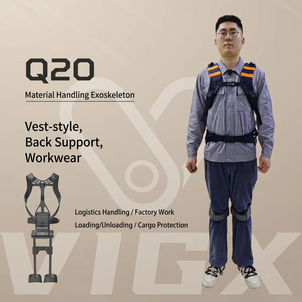 Professional Industrial Powered Exoskeleton for Heavy Lifting, Ergonomic Waist Support Robo=t for Warehouse & Logistics